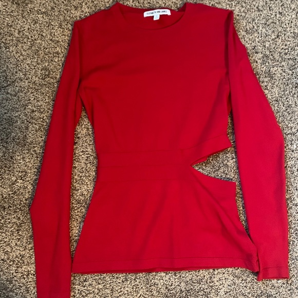 Elizabeth and James Kelton Cut-Out Pullover size small - Picture 4 of 6
